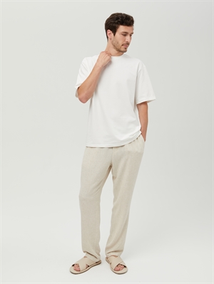 Мужская базовая футболка COSHENE, белая, стильный повседневный образ